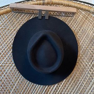 Lack of Color Black Wool Wide Brimmed Hat The Gonzo